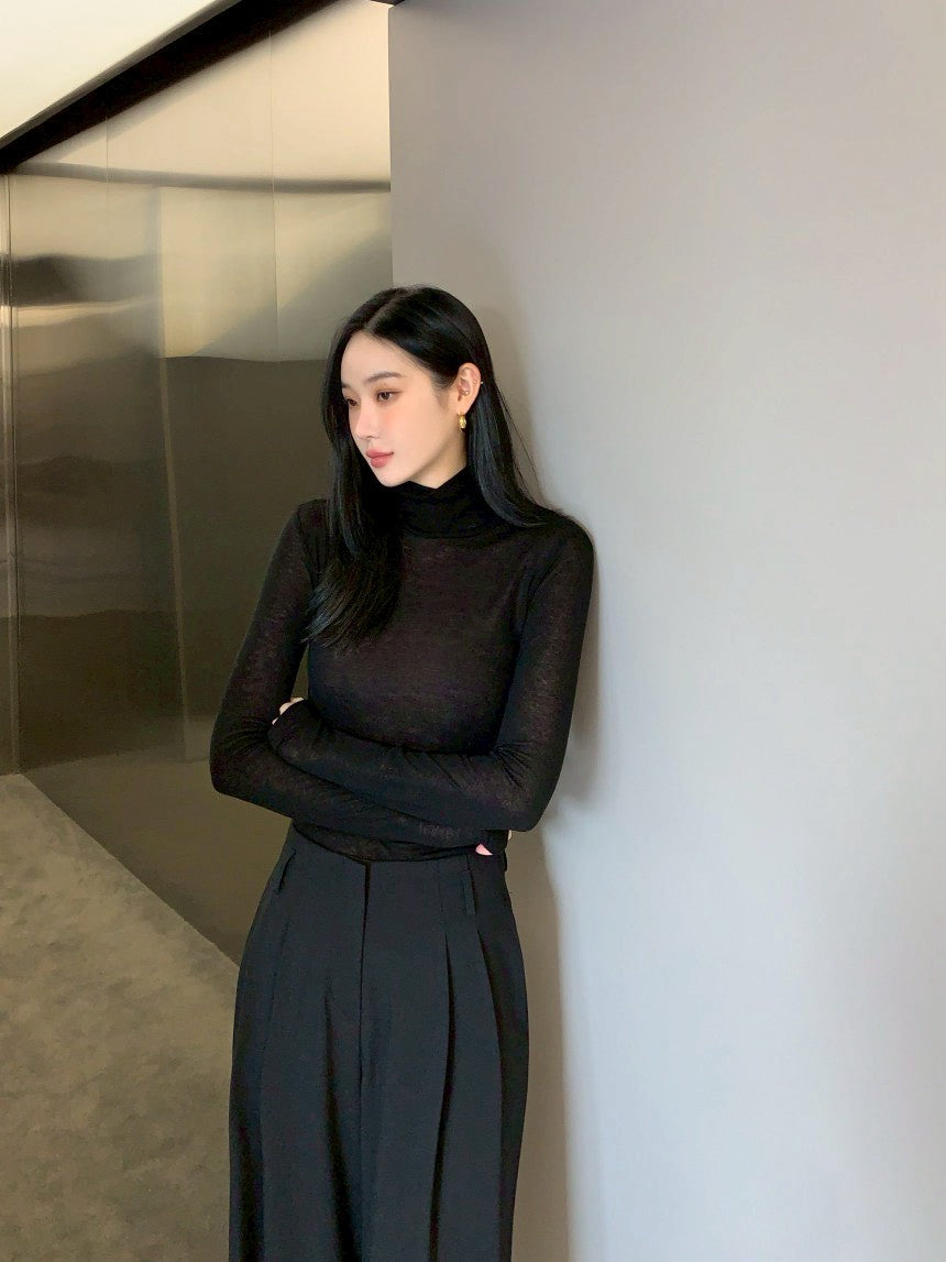 Fri. 氣質韓chic針織疊穿斗篷 卡其/灰黑