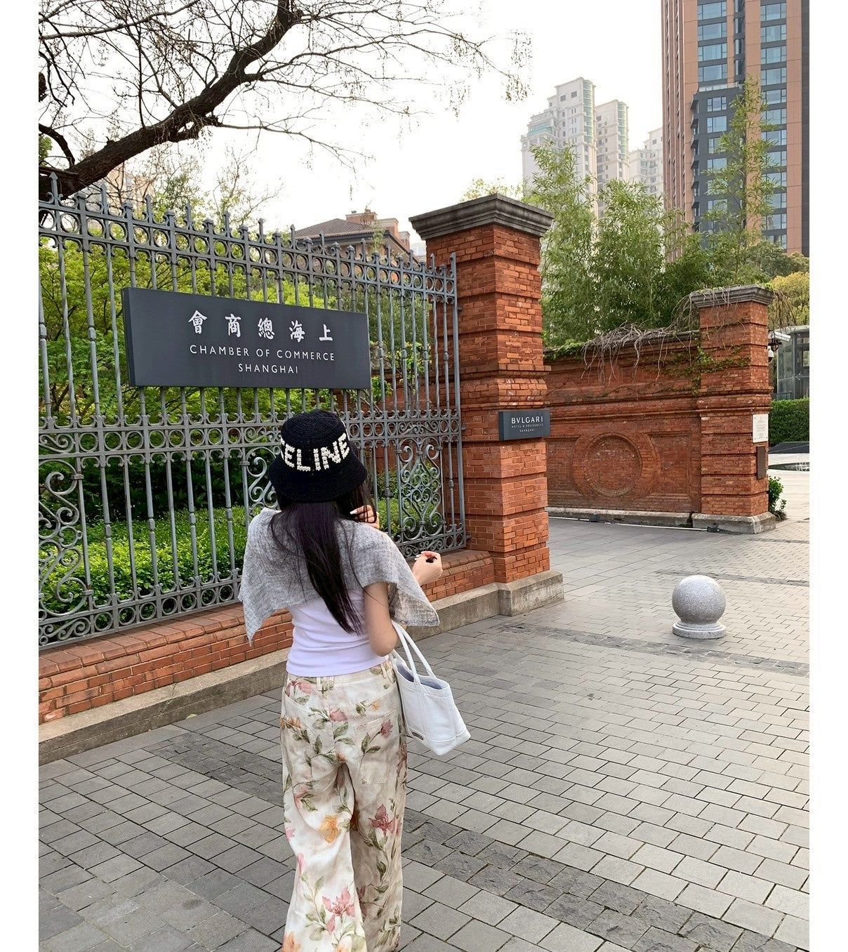 Mon. Spring萊賽爾印花慵懶休閒褲