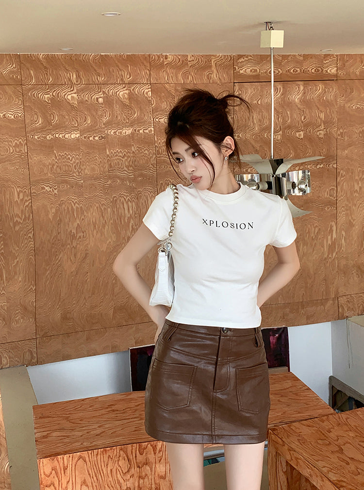 Fri. 美式短板上衣White