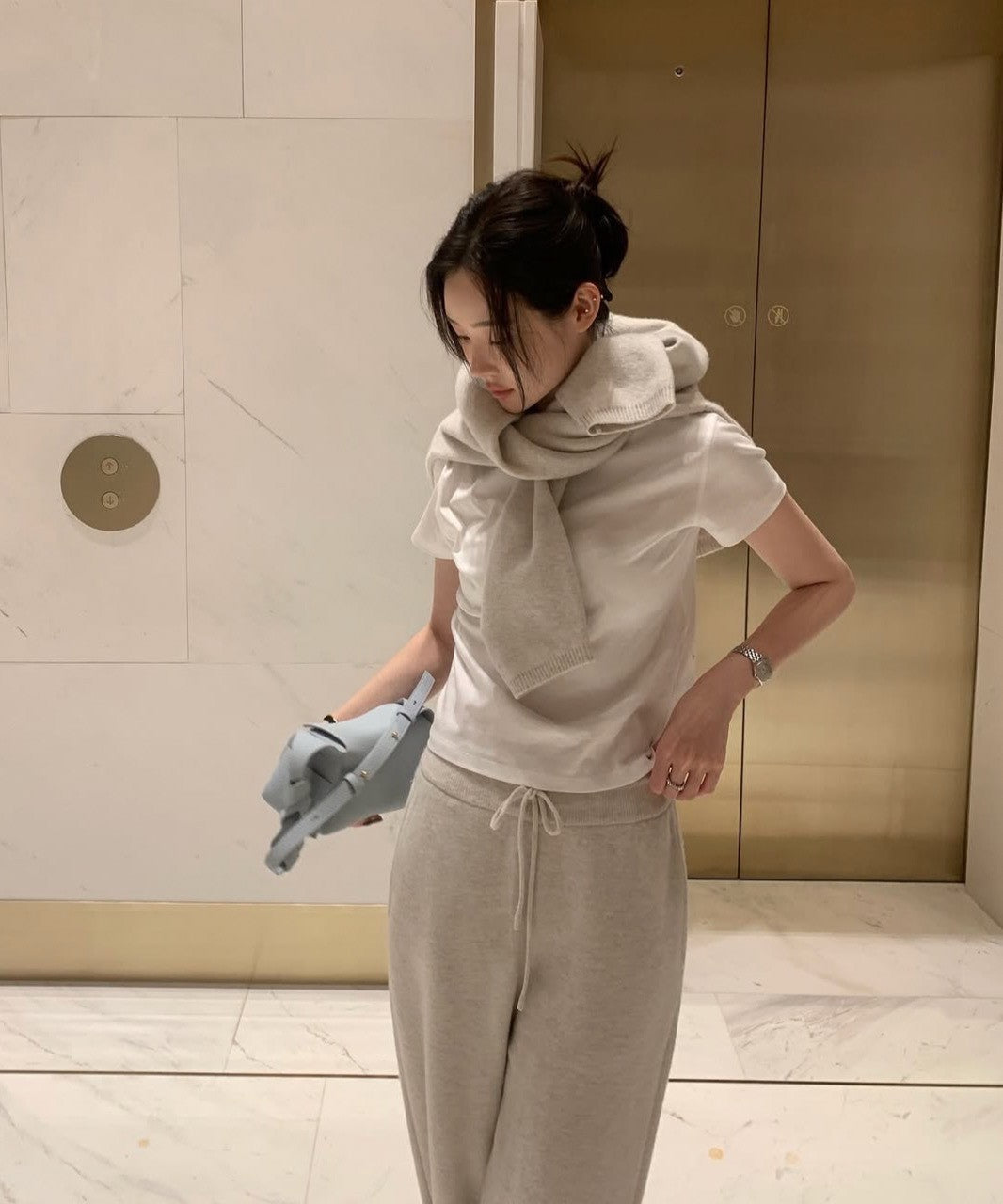 Fri. 博主主推款 軟糯Bassic休閒套裝 燕麥