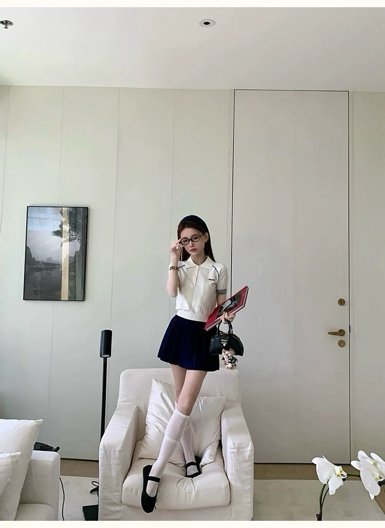 Fri. 氧氣學妹少女miu系針針套裝