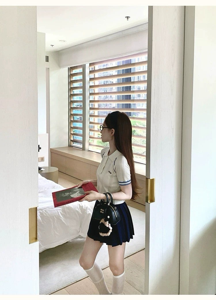 Fri. 氧氣學妹少女miu系針針套裝