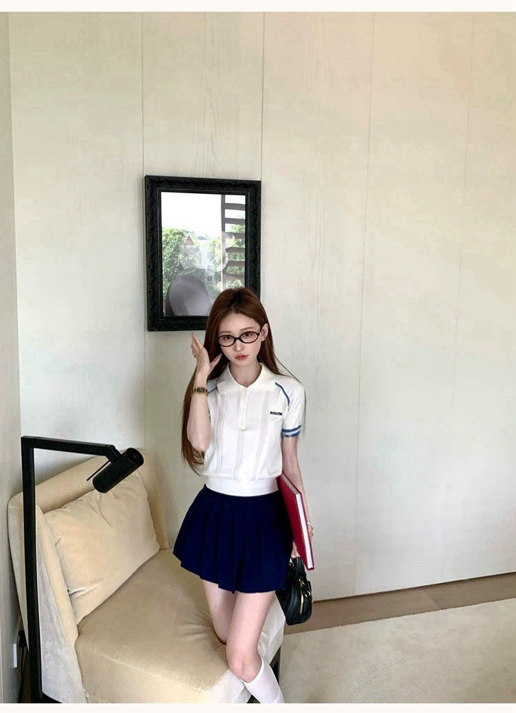 Fri. 氧氣學妹少女miu系針針套裝