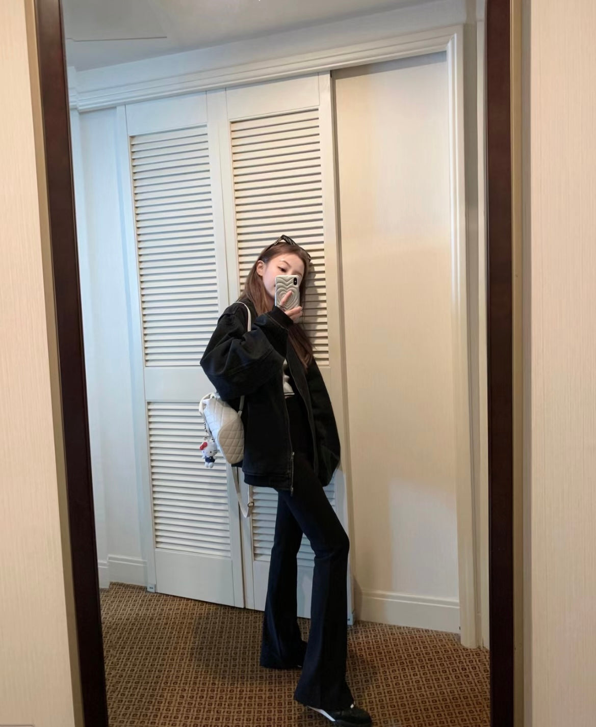 Sun. 自留超顯瘦馬蹄褲