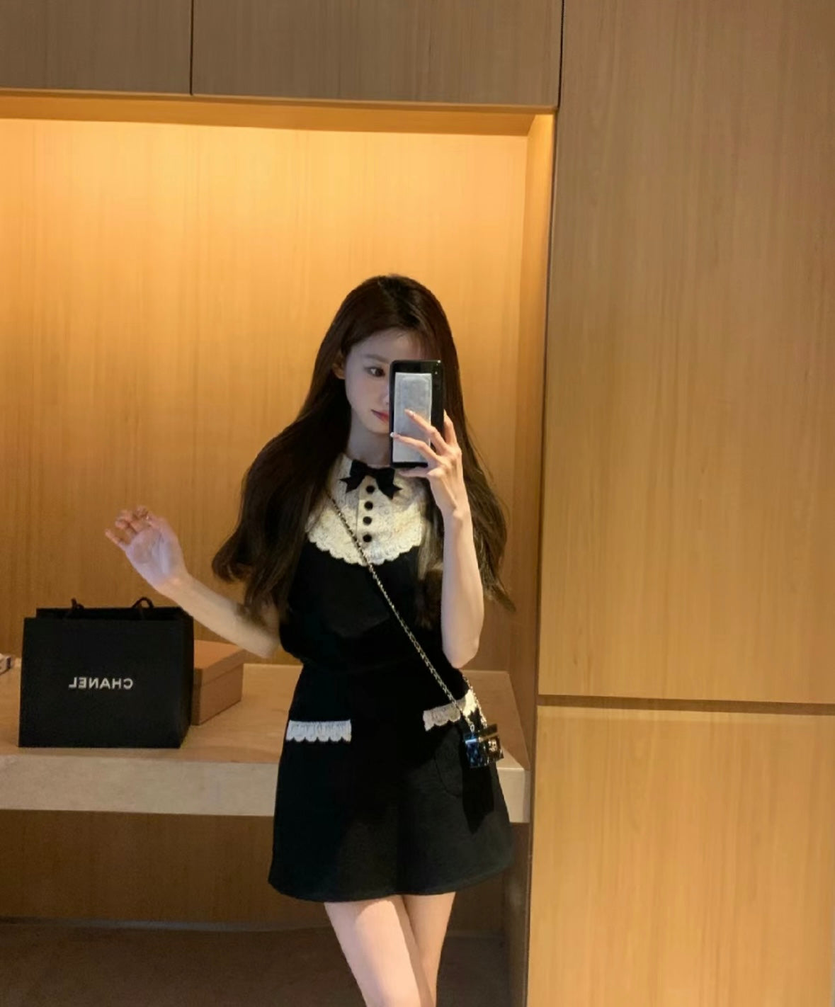 Sat. Miu系甜美經典黑白配色裙裝