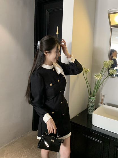 Sat. 氣質千金感亮彩連身裙