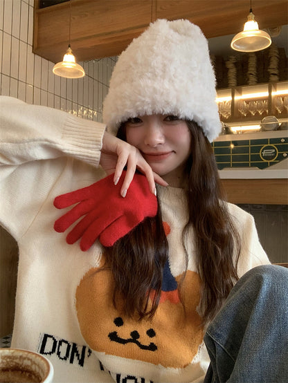 Fri. 派對小熊針織上衣