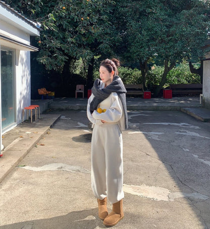 Fri. 博主主推款 軟糯Bassic休閒套裝 燕麥