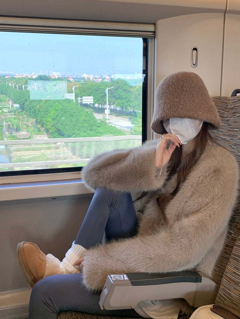 Sun. 溫柔軟糯毛毛開衫外套