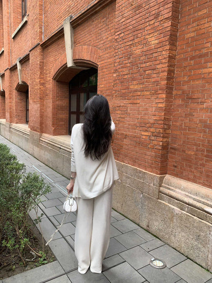 Fri. 柔暖fufu慵懶針織三件套 米白