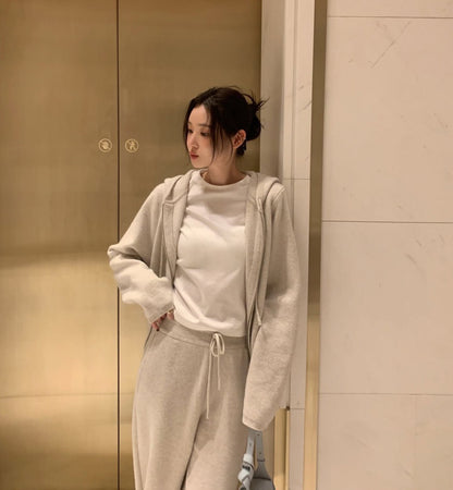 Fri. 博主主推款 軟糯Bassic休閒套裝 深藍