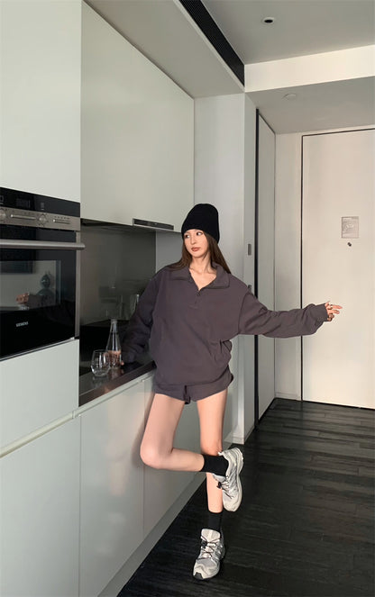 Tue. 美式翻領運動上衣 & 短褲