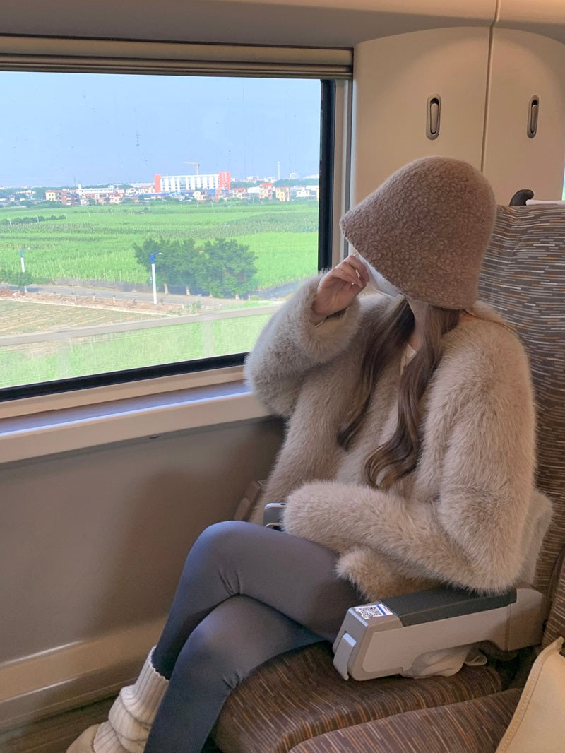 Sun. 溫柔軟糯毛毛開衫外套