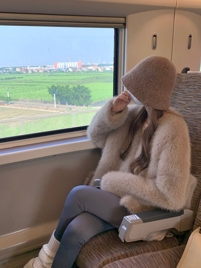 Sun. 溫柔軟糯毛毛開衫外套