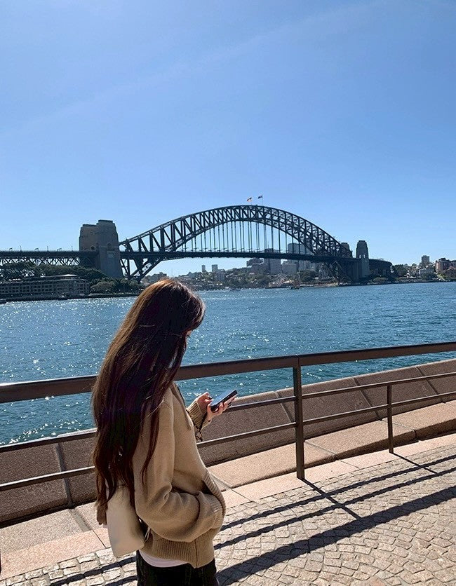 Fri. 韓系私服！多穿百搭H型連帽針織外套 灰/卡其