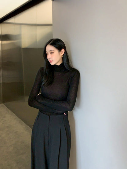 Fri. 氣質韓chic針織疊穿斗篷 卡其/灰黑