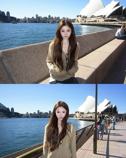 Fri. 韓系私服！多穿百搭H型連帽針織外套 灰/卡其