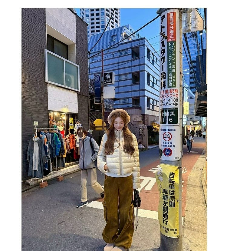 Tue. 郎郎坊walk工裝燈芯絨休閒褲 杏色/芥末黃