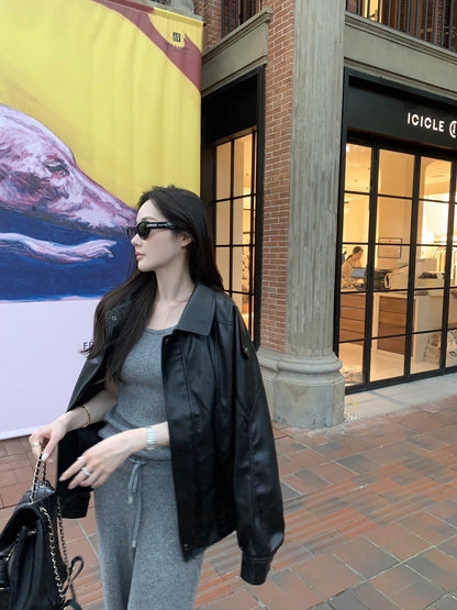 Fri. 柔暖fufu慵懶針織三件套 燕麥/灰