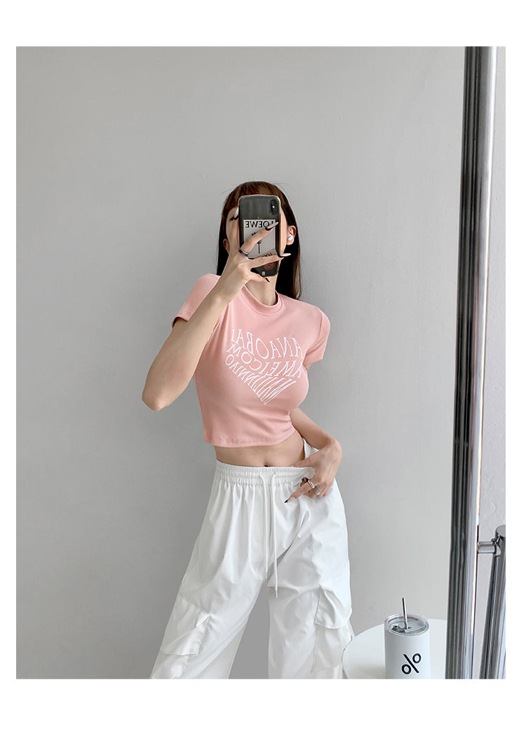 Sun. 歐美正肩字母上衣 4色