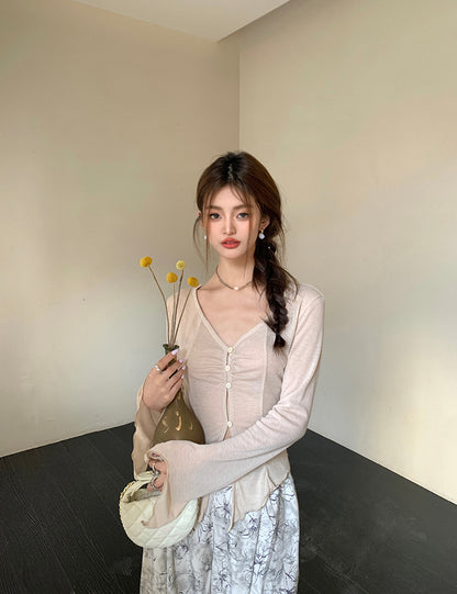 Mon. 紮染水墨印花休閒褲