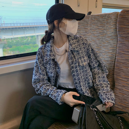 Thu. 寬松毛呢編織外套