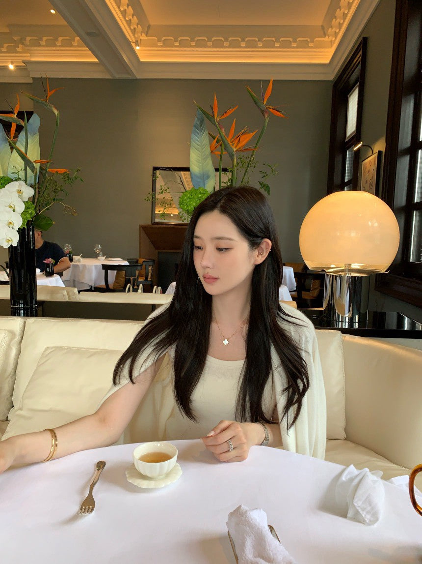 Fri. 柔暖fufu慵懶針織三件套 米白