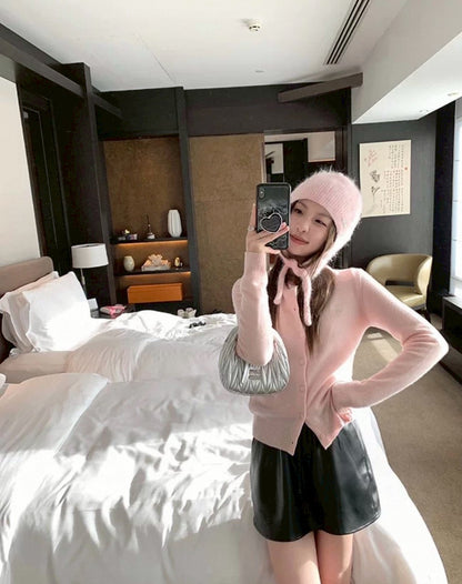 Fri. 到了皮裙的季節好看百搭鬆緊皮半裙