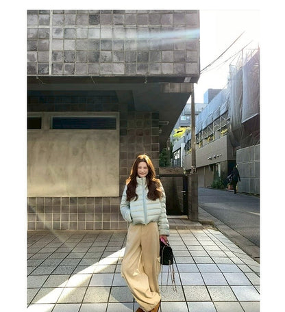 Tue. 郎郎坊walk工裝燈芯絨休閒褲 杏色/芥末黃