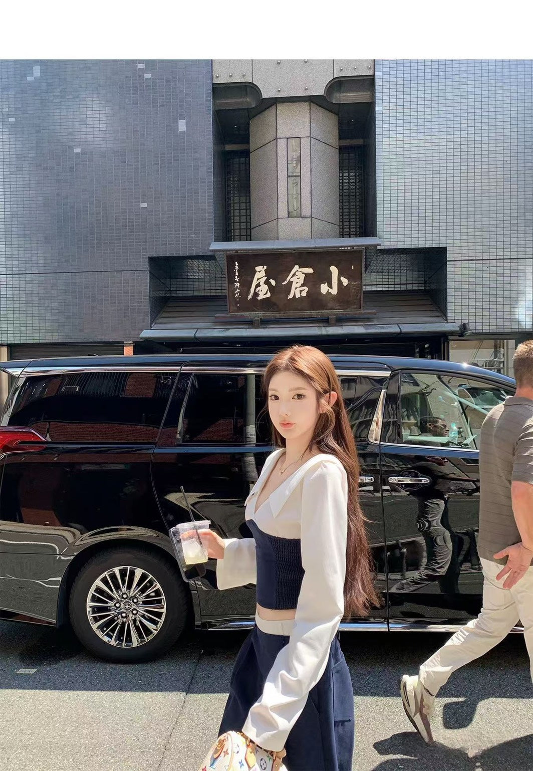 Thu. 韓女vibe鬆弛慵懶拼色襯衫休閒褲套裝