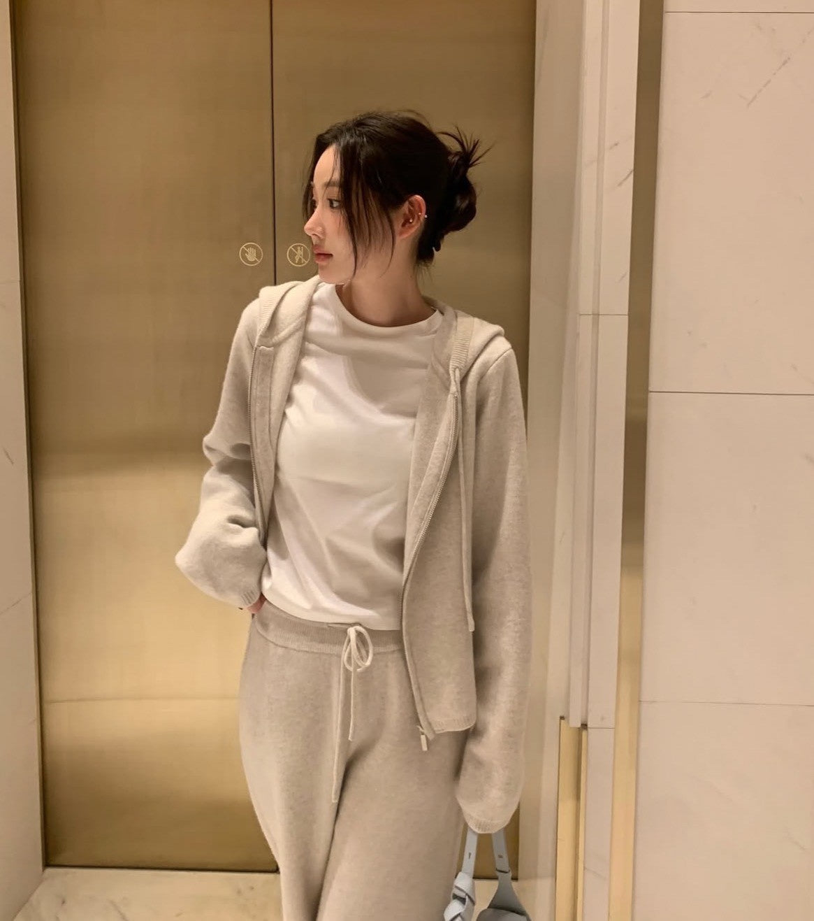 Fri. 博主主推款 軟糯Bassic休閒套裝 燕麥