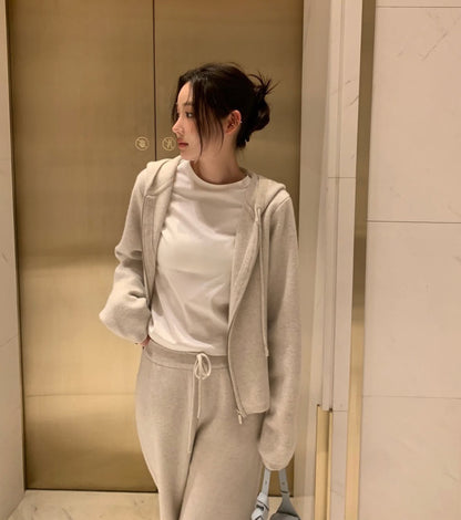 Fri. 博主主推款 軟糯Bassic休閒套裝 燕麥