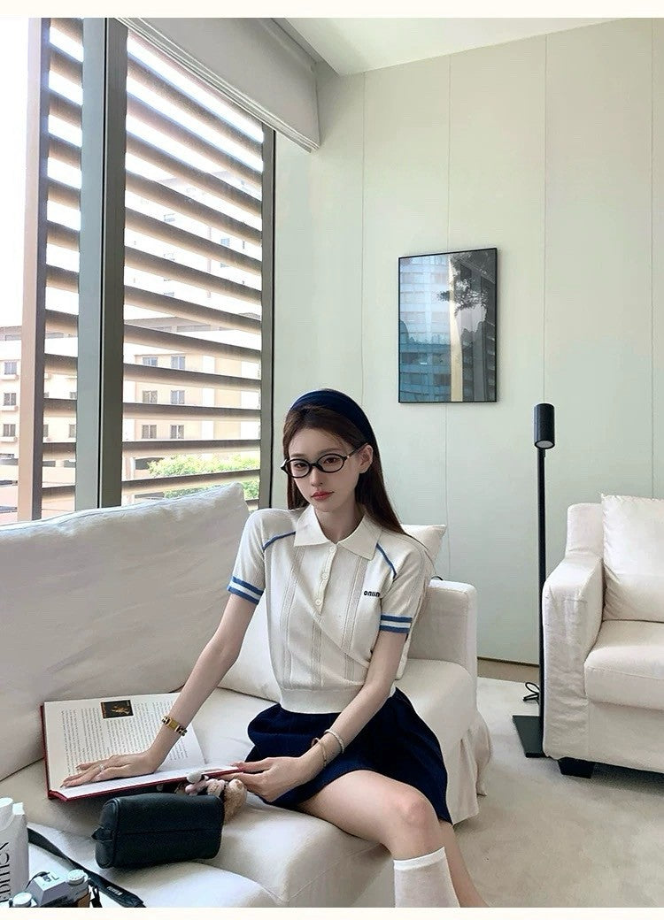 Fri. 氧氣學妹少女miu系針針套裝