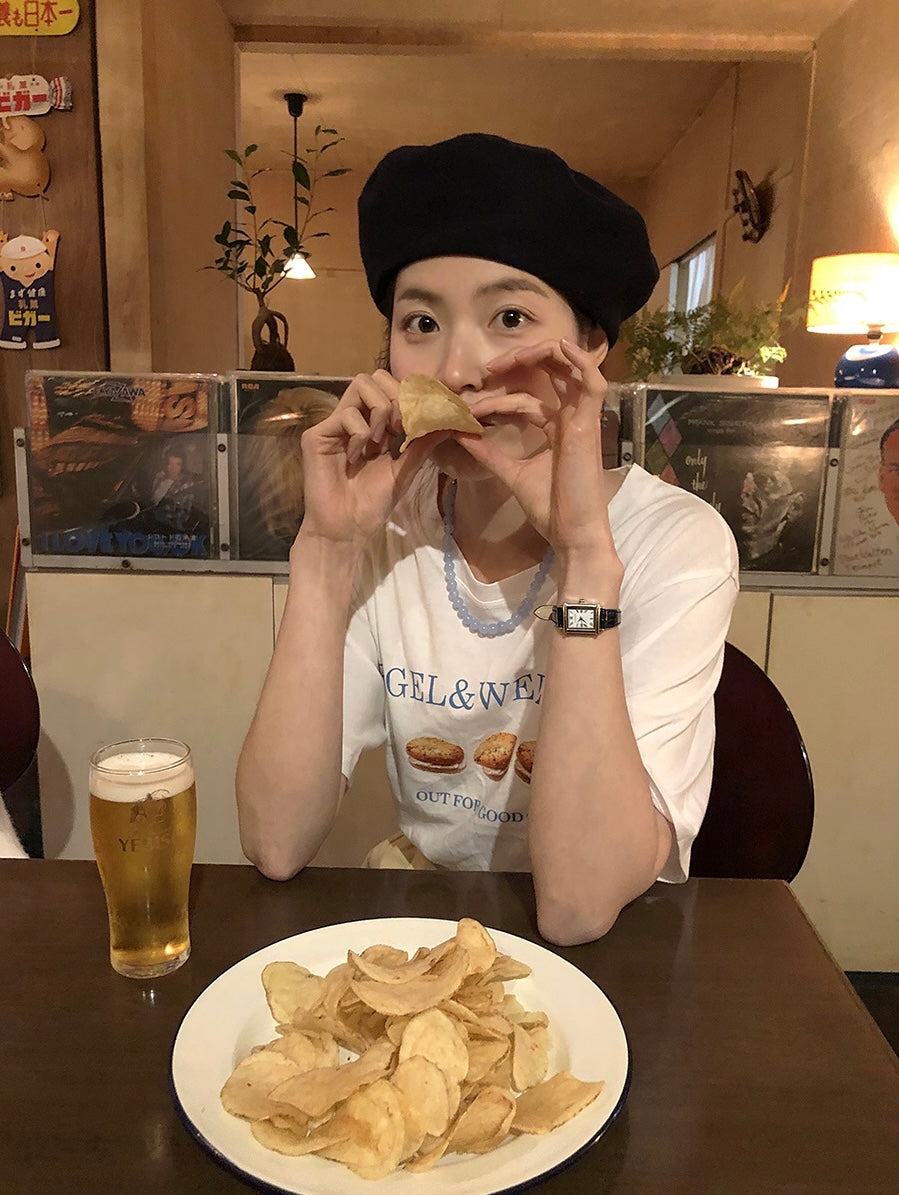 Sun. 韓國Bagel白色T