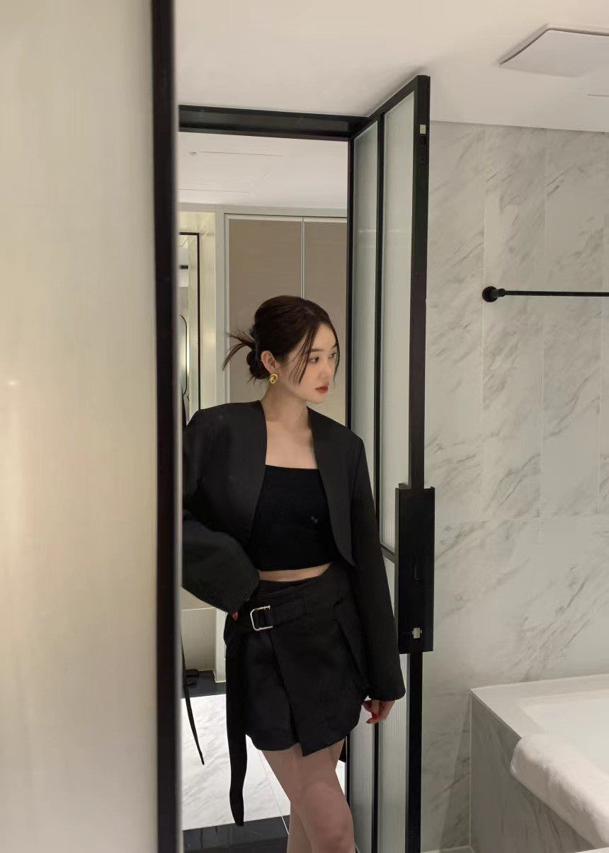 Fri. 時髦精西裝外套 設計感半身裙2色