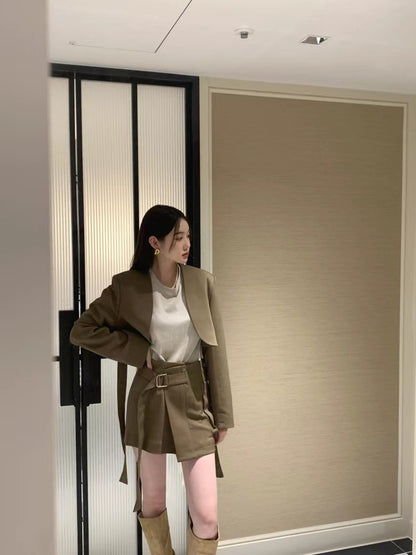 Fri. 時髦精西裝外套 設計感半身裙2色
