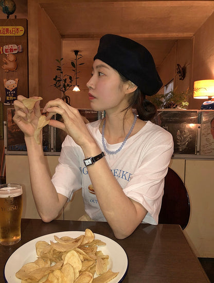 Sun. 韓國Bagel白色T