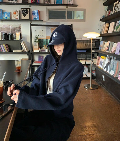 Fri. 博主主推款 軟糯Bassic休閒套裝 深藍