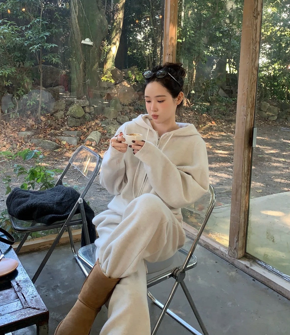 Fri. 博主主推款 軟糯Bassic休閒套裝 燕麥