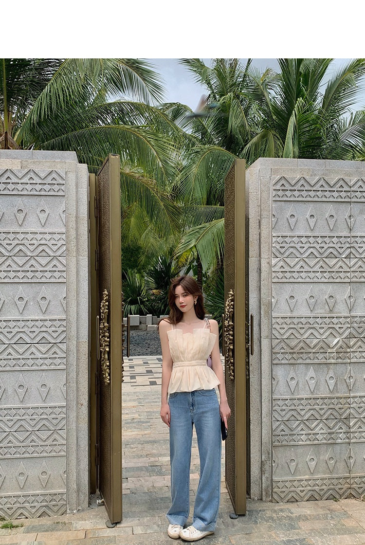 Sat. 抹胸腰束綁帶上衣