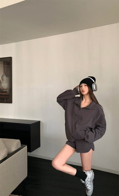 Tue. 美式翻領運動上衣 & 短褲