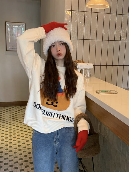 Fri. 派對小熊針織上衣