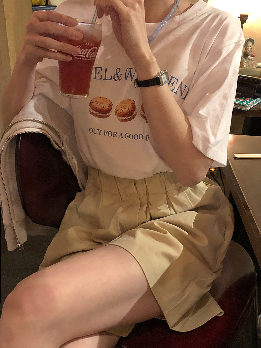 Sun. 韓國Bagel白色T