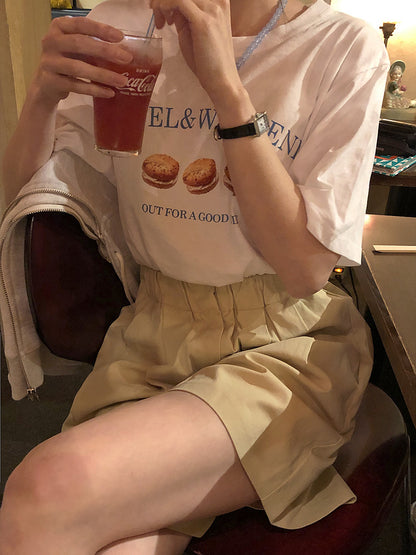 Sun. 韓國Bagel白色T