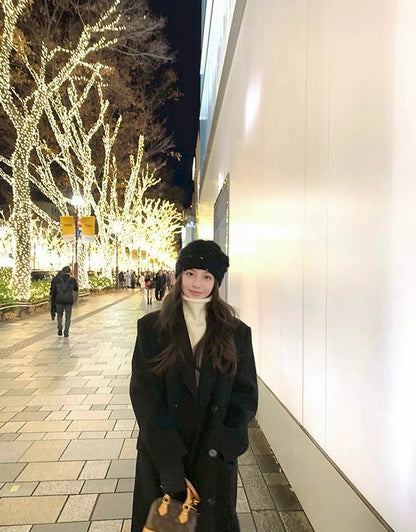 Fri. 疊穿高手堆堆領針織背心 卡其