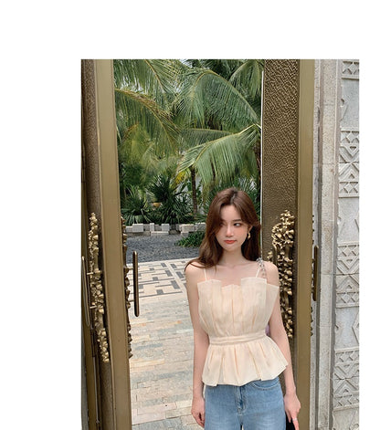 Sat. 抹胸腰束綁帶上衣