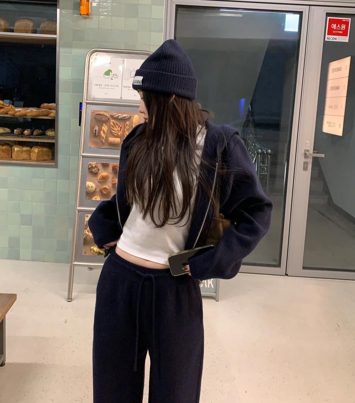 Fri. 博主主推款 軟糯Bassic休閒套裝 深藍