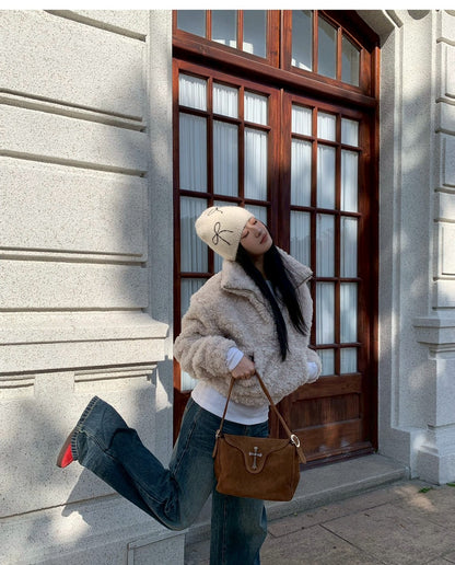 Mon. 打破常規 水洗做舊低腰直筒褲