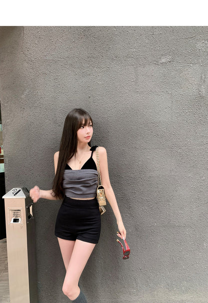 Mon. 新款女團褲返場 防走光包覆高腰短褲