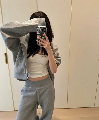 Sat. 通勤日常Look 慵懶運動三件套 灰